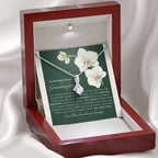 ALLURING BEAUTY Necklace, Gift for Granddaughter from Grandma & Grandpa, To Our Granddaughter, Live Your Dreams, Birthday, Graduation, Christmas