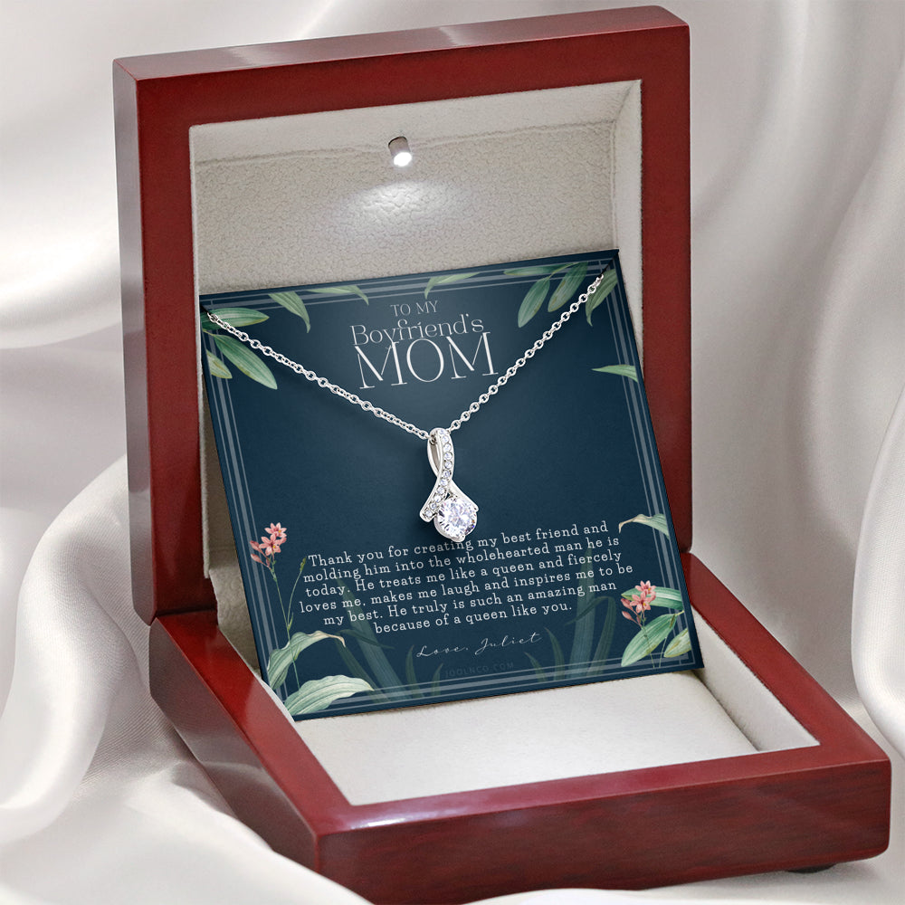 Gift for boyfriend's mom | Boyfriend's Mom Necklace | To my boyfriend’s Mom Gift | Mother’s day gift for Boyfriend's Mom