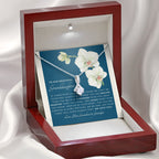 ALLURING BEAUTY Necklace, Gift for Granddaughter from Grandma & Grandpa, To Our Granddaughter, Live Your Dreams, Birthday, Graduation, Christmas