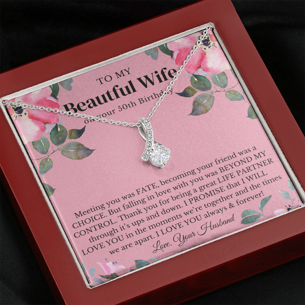 To My Beautiful Wife on 50th