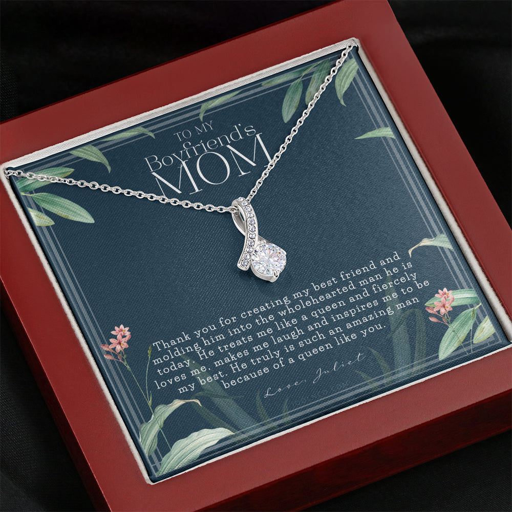Gift for boyfriend's mom | Boyfriend's Mom Necklace | To my boyfriend’s Mom Gift | Mother’s day gift for Boyfriend's Mom