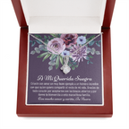 Suegra Necklace Gift, Spanish Mother In Law Gift from Daughter In Law, Regalo Para Mi Suegra,Nuera A Suegra Cumpleaños De La Suegra,Jewelry