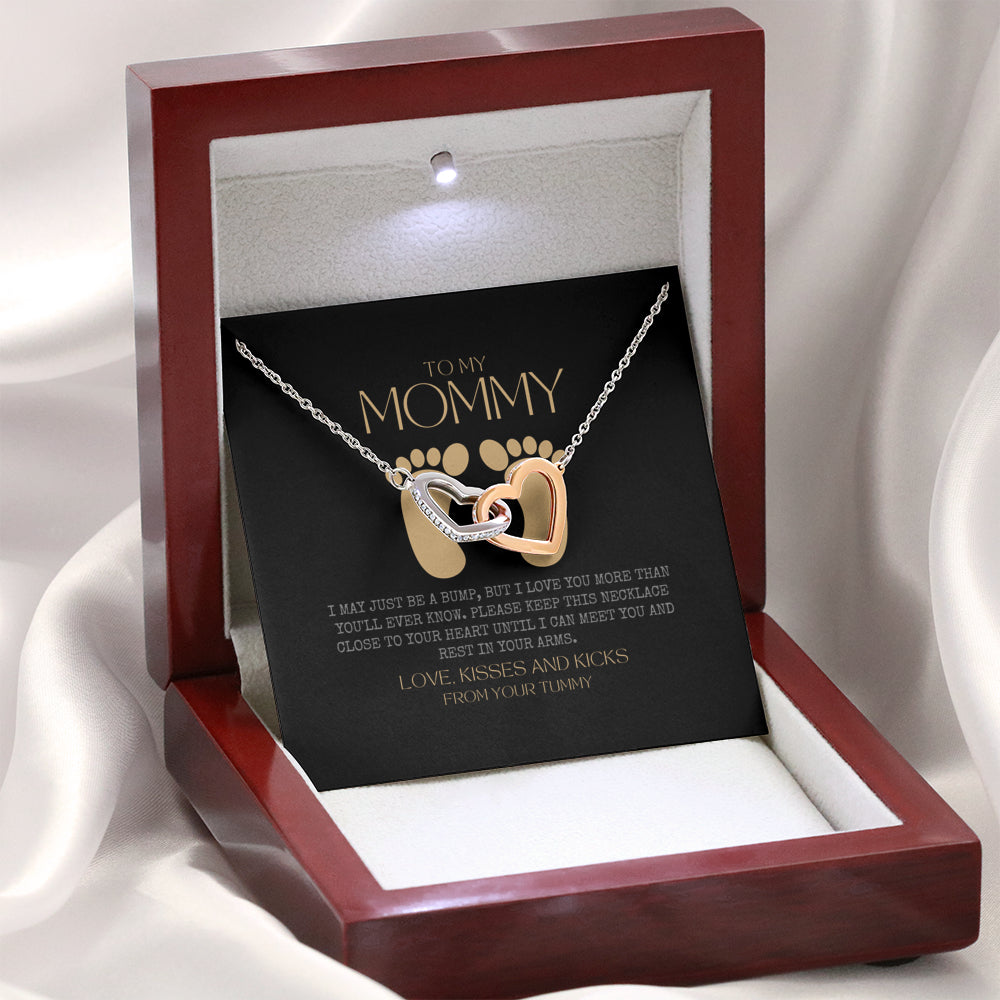 Baby shower gift | New Mommy Necklace | Pregnant Wife Gift | To My Mommy | I May Just Be A Bump But I Love You More Than You Ever Know | To mummy from bump | To Mommy to be | Pregnancy Gift for First Time Mom | New Mom in Hospital | Gift for Pregnant Wife