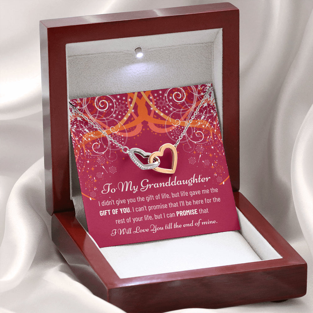 To My Granddaughter, Christmas Gift for Granddaughter, Christmas Present for Granddaughter, Necklace Gift for Granddaughter From Grandma