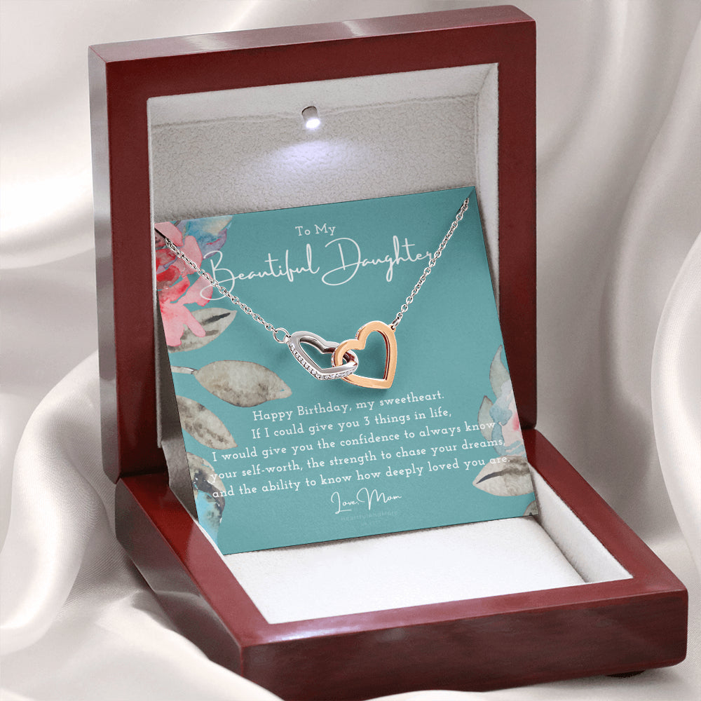 To My Daughter, Daughter Necklace, Anniversary Gift for Daughter, Daughter Gift, Gift for Daughter, Birthday Gift