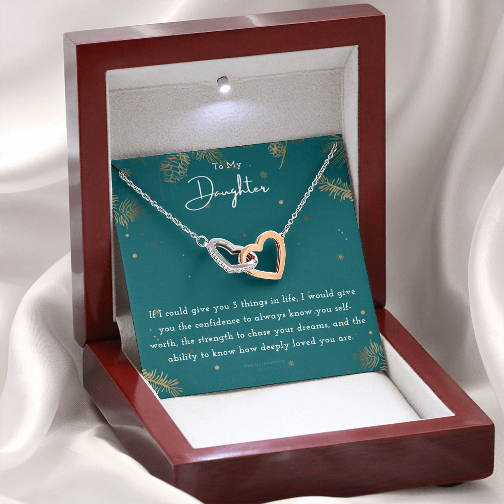 To My Daughter, Daughter Necklace, Anniversary Gift for Daughter, Daughter Gift, Gift for Daughter, Christmas, Birthday