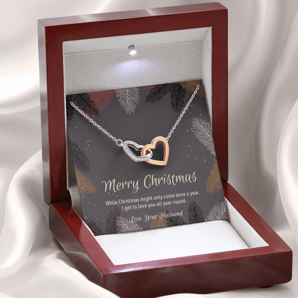 Christmas Gift for Wife, Love Knot Necklace for Wife, Christmas Present for Wife, Christmas Gift for Love, Christmas Gift for Girlfriend