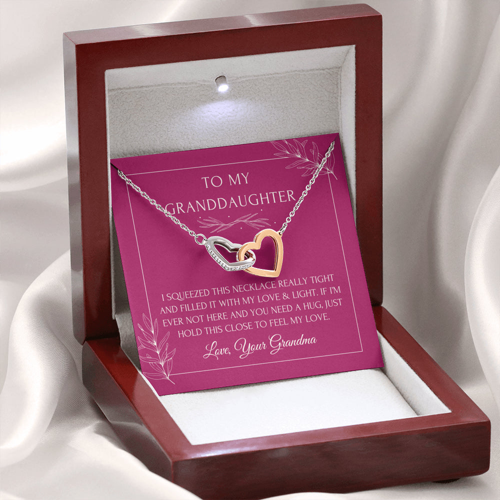 2 Interlocking Necklace Granddaughter