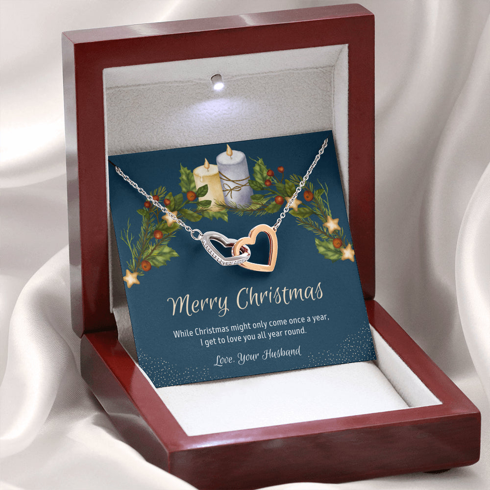Christmas Gift for Wife, Love Knot Necklace for Wife, Christmas Present for Wife, Christmas Gift for Love, Christmas Gift for Girlfriend