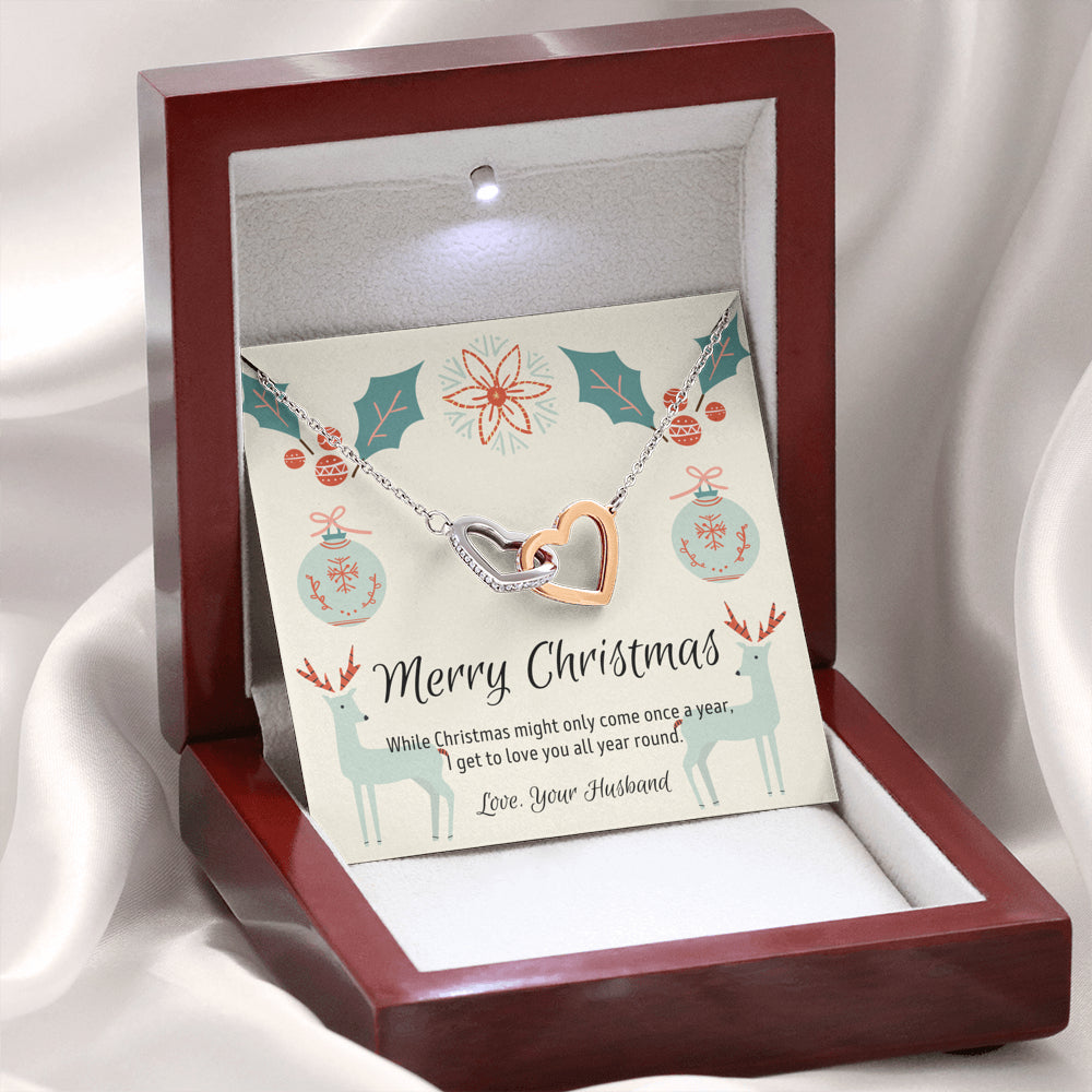 Christmas Gift for Wife, Love Knot Necklace for Wife, Christmas Present for Wife, Christmas Gift for Love, Christmas Gift for Girlfriend