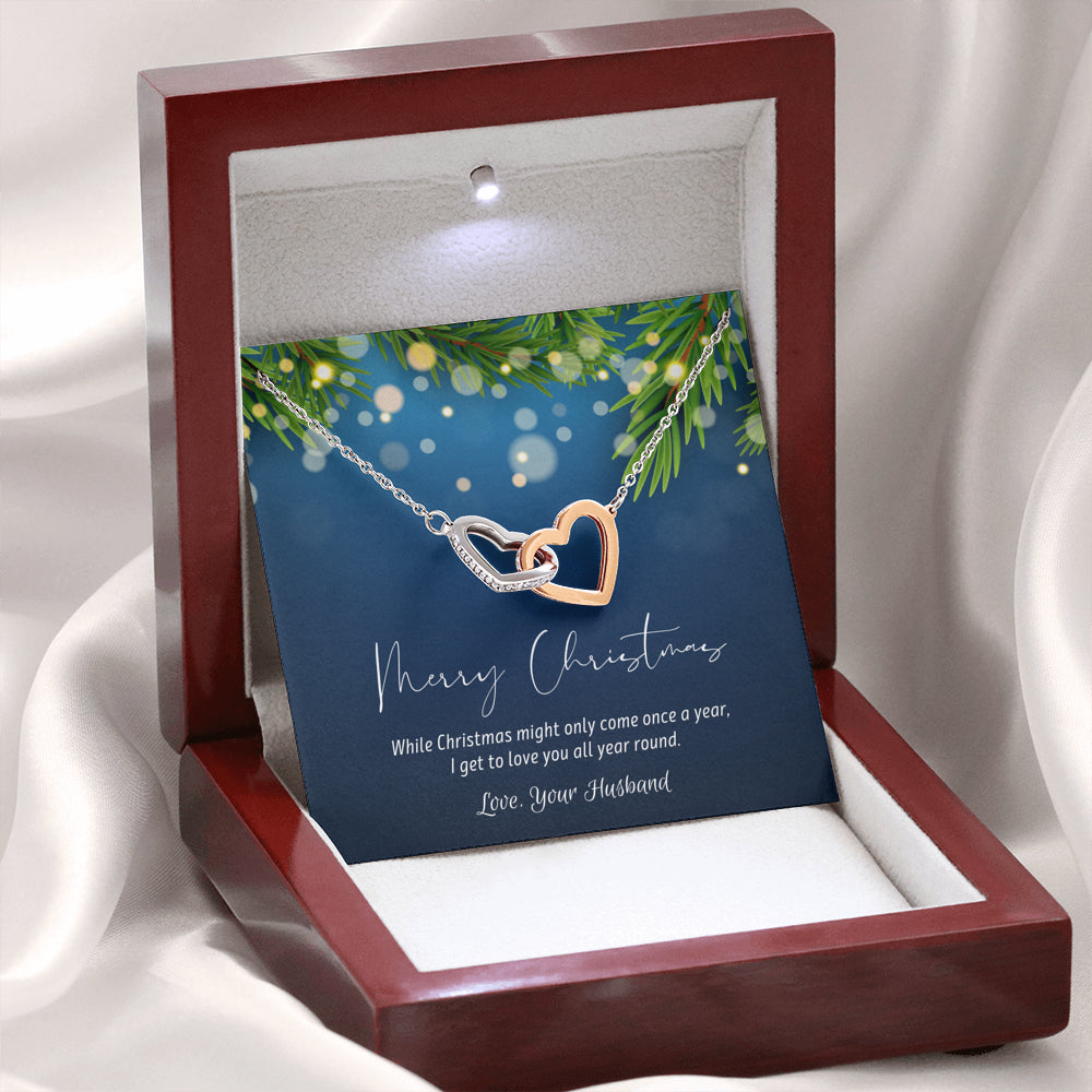 Christmas Gift for Wife, Love Knot Necklace for Wife, Christmas Present for Wife, Christmas Gift for Love, Christmas Gift for Girlfriend