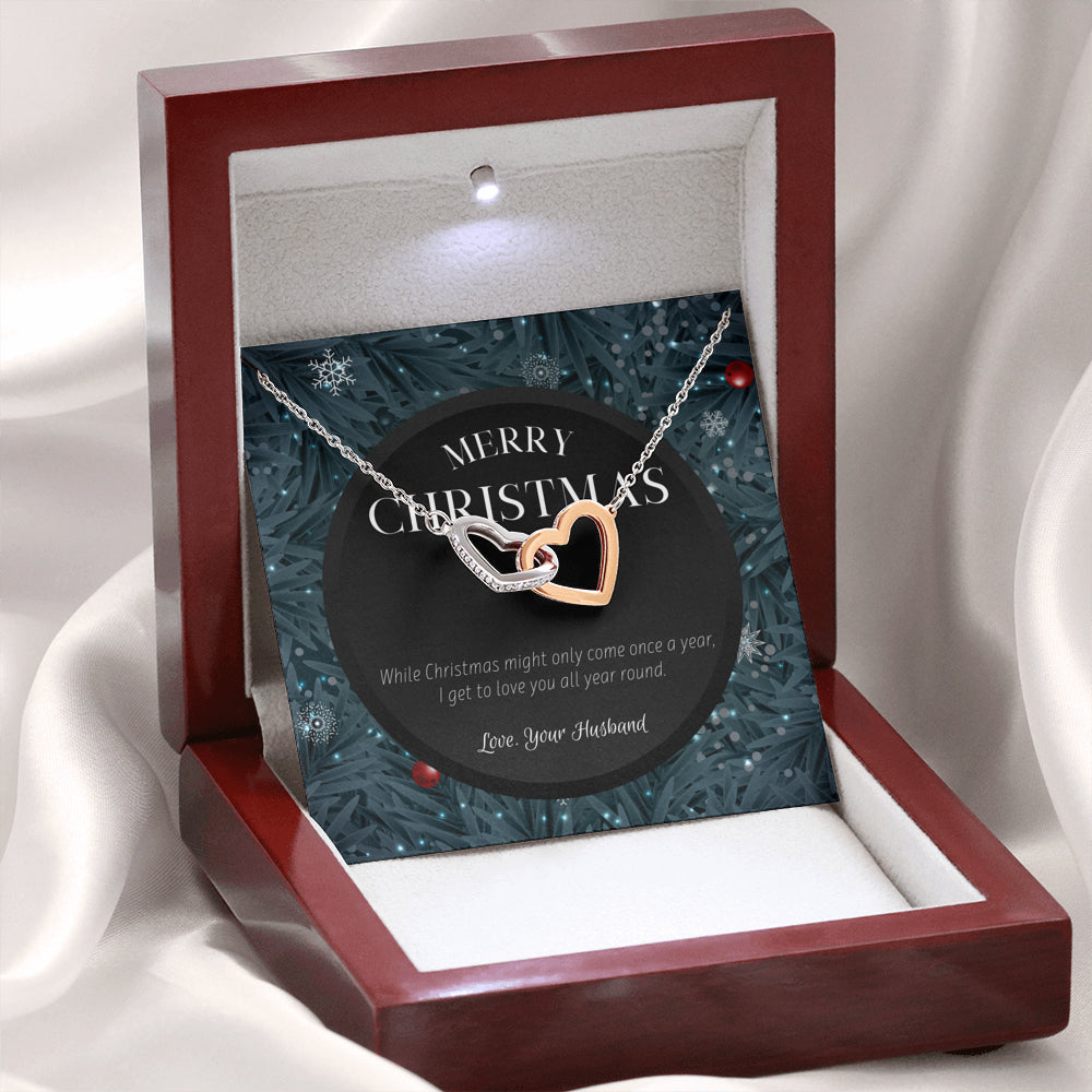 Christmas Gift for Wife, Love Knot Necklace for Wife, Christmas Present for Wife, Christmas Gift for Love, Christmas Gift for Girlfriend