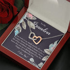 Gift For Grandma Necklace, Grandmother Birthday Gift From Granddaughter/Grandson, To My Grandma Necklace Gift, Grandmother Gift, Grandparents Day Gift