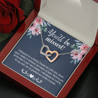 Thank You Gift, Appreciation Gift, Thank You Necklace, Leaving Job Gift for Coworker, Coworker Gift