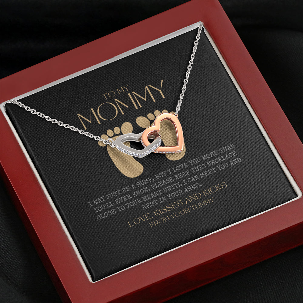 Baby shower gift | New Mommy Necklace | Pregnant Wife Gift | To My Mommy | I May Just Be A Bump But I Love You More Than You Ever Know | To mummy from bump | To Mommy to be | Pregnancy Gift for First Time Mom | New Mom in Hospital | Gift for Pregnant Wife