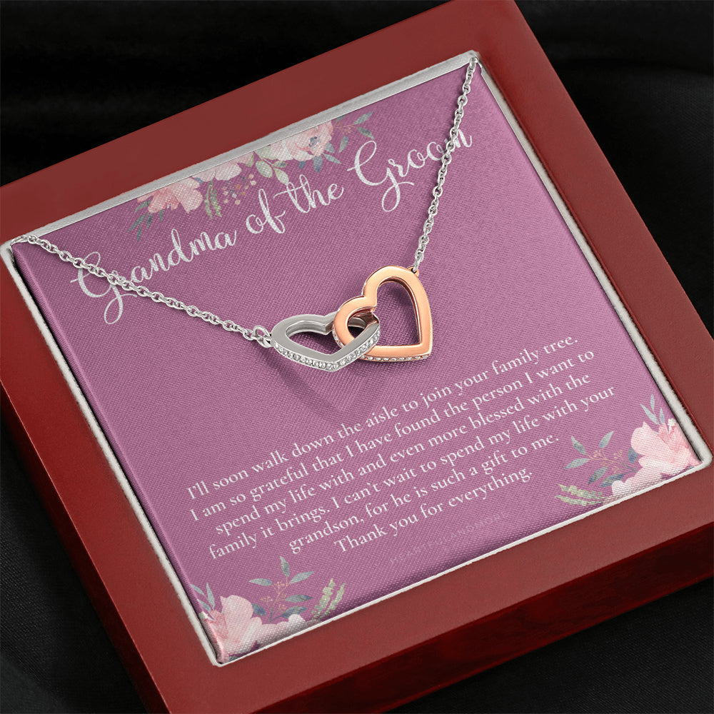 Grandmother of the Groom Gift Necklace, Grandma Wedding Gift, Nana, Bridal Shower, Rehearsal Dinner, Thank You Gift