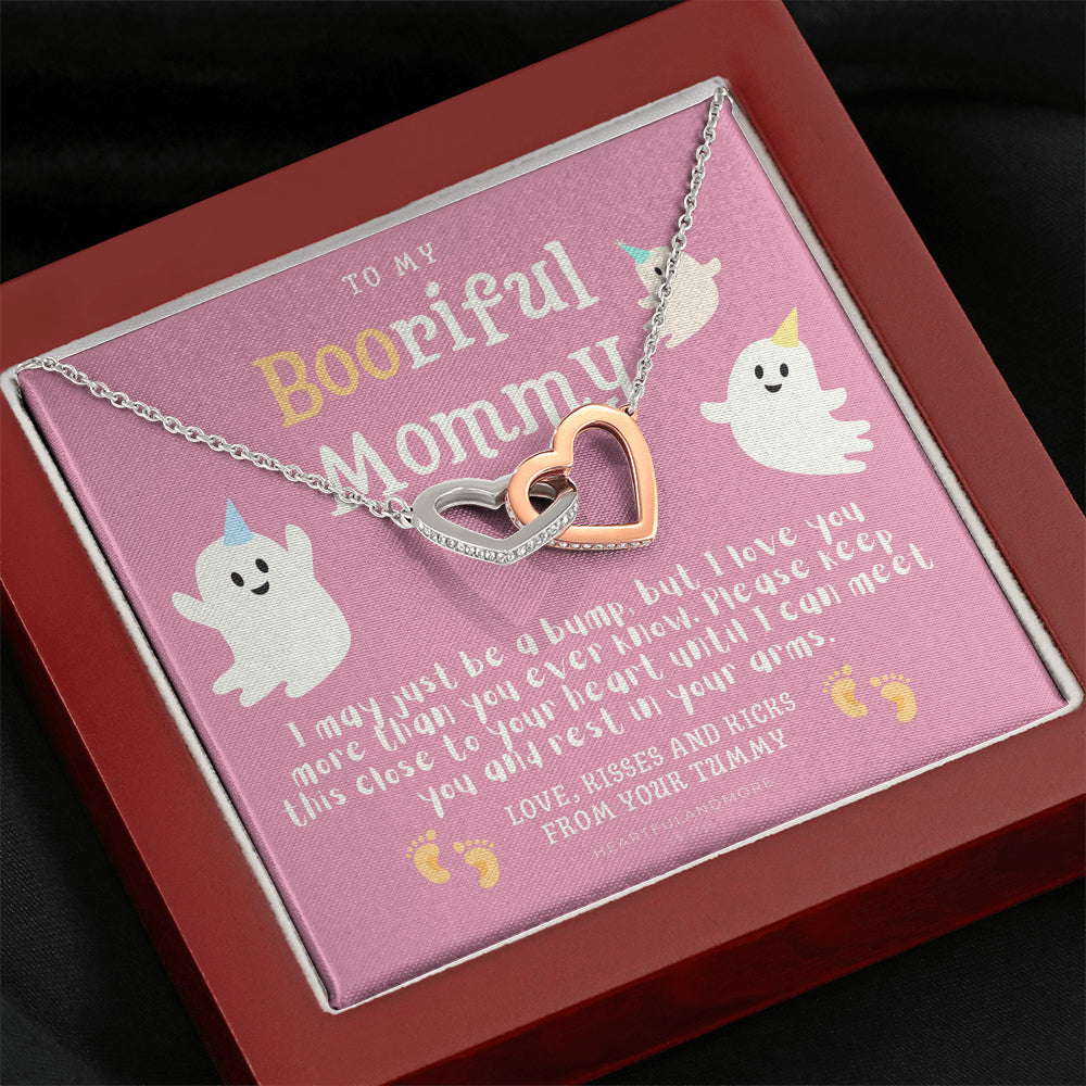 Mom to be gift | New Mommy Gift Necklace | Pregnant Wife Gift | I May Just Be A Bump | To mummy from bump | To Mommy to be | Heart Jewelry
