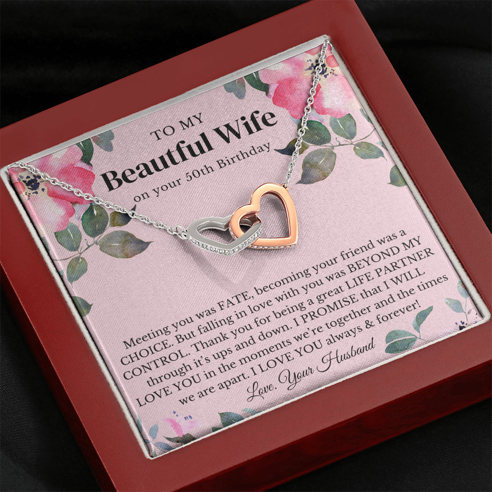 TO MY BEAUTIFUL WIFE 50TH