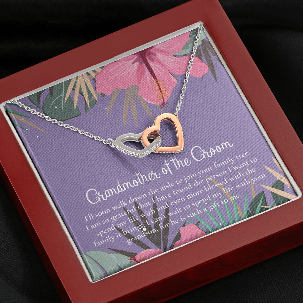 Grandmother of the Groom Gift Necklace, Grandma Wedding Gift, Nana, Bridal Shower, Rehearsal Dinner, Thank You Gift