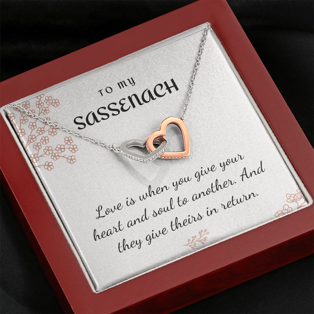 To My Sassenach, Outlander Gift, Outlander Gift Box, Outlander Jewelry, Outlander Charm, Outlander Necklace, Outlander Gifts, gift for wife, sassenach gift, sassenach Necklace, sassenach gifts, gift for girlfriend, gift for fiance