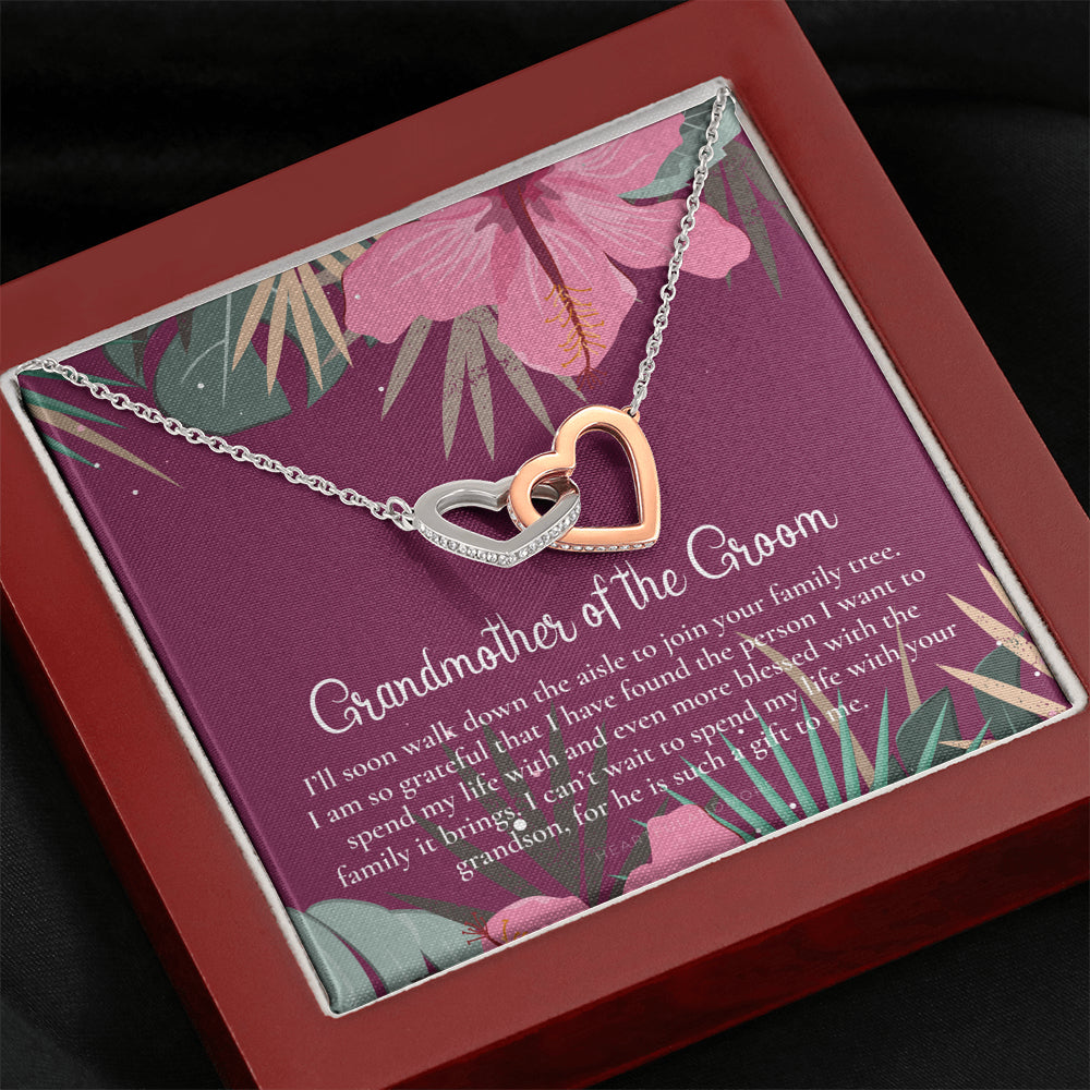 Grandmother of the Groom Gift Necklace, Grandma Wedding Gift, Nana, Bridal Shower, Rehearsal Dinner, Thank You Gift