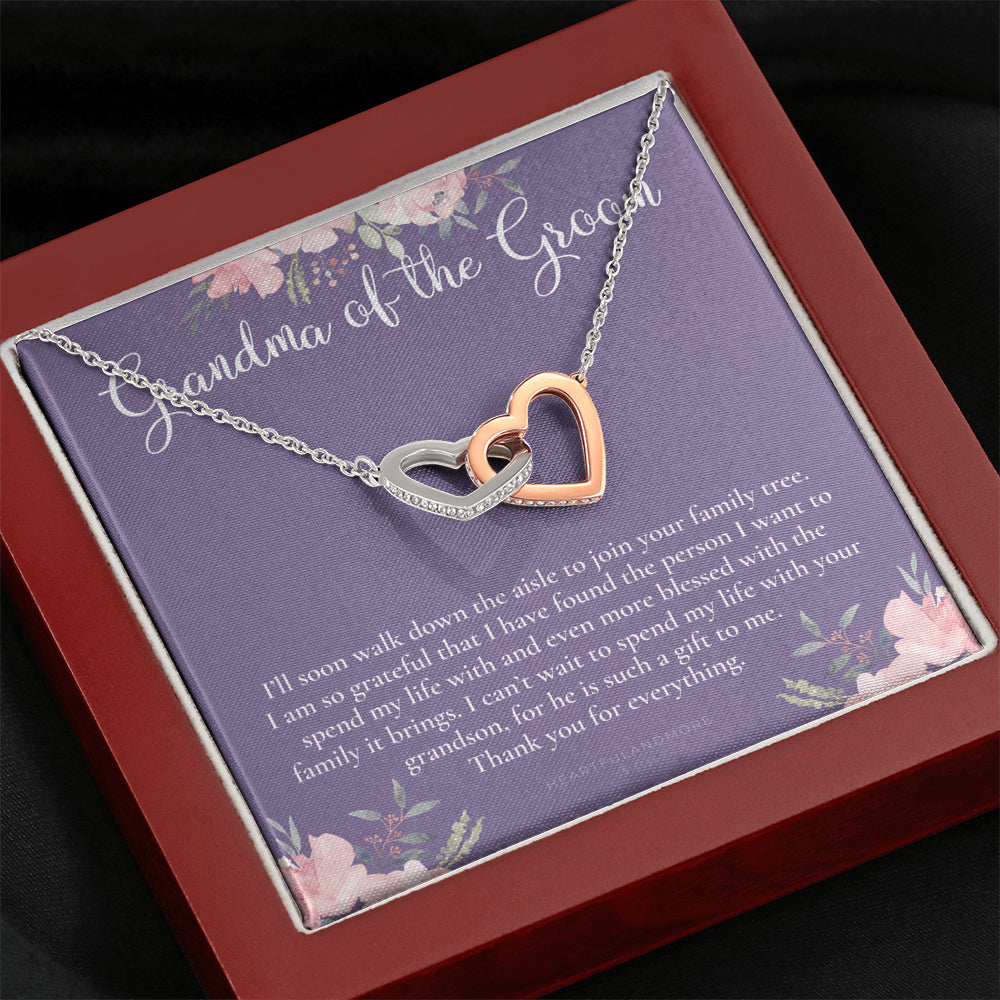 Grandmother of the Groom Gift Necklace, Grandma Wedding Gift, Nana, Bridal Shower, Rehearsal Dinner, Thank You Gift