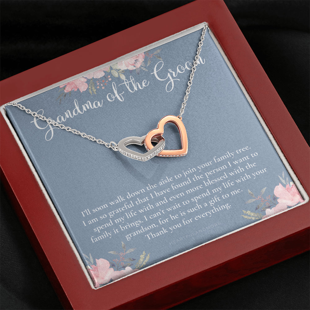 Grandmother of the Groom Gift Necklace, Grandma Wedding Gift, Nana, Bridal Shower, Rehearsal Dinner, Thank You Gift