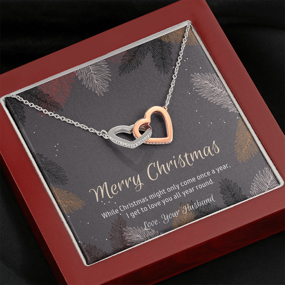 Christmas Gift for Wife, Love Knot Necklace for Wife, Christmas Present for Wife, Christmas Gift for Love, Christmas Gift for Girlfriend