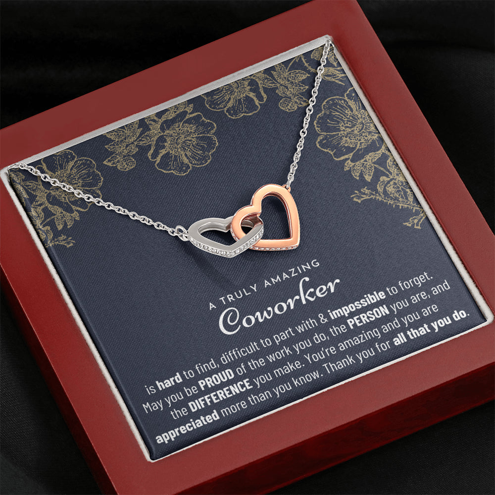 Thank You Gift, Appreciation Gift, Thank You Necklace, Leaving Job Gift for Coworker