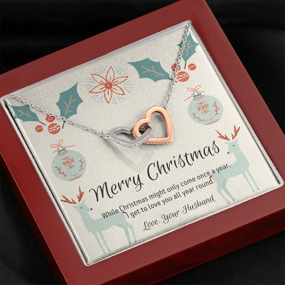 Christmas Gift for Wife, Love Knot Necklace for Wife, Christmas Present for Wife, Christmas Gift for Love, Christmas Gift for Girlfriend