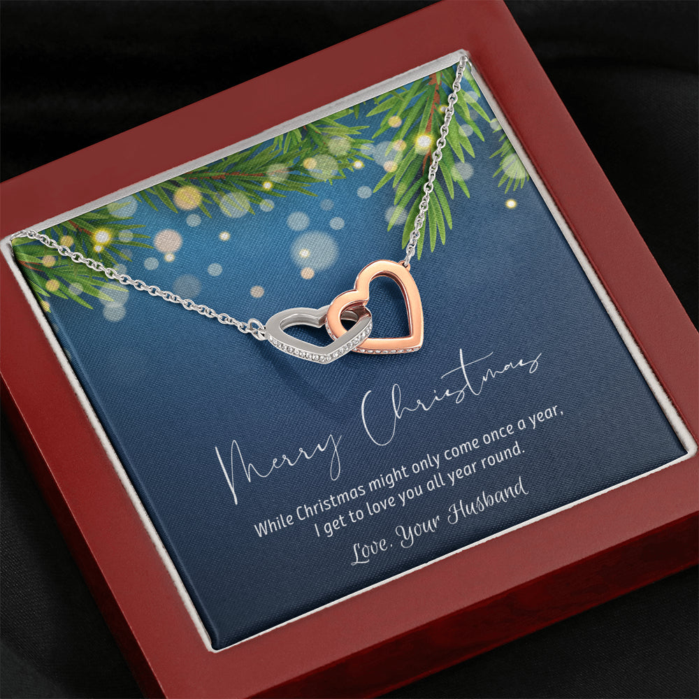 Christmas Gift for Wife, Love Knot Necklace for Wife, Christmas Present for Wife, Christmas Gift for Love, Christmas Gift for Girlfriend
