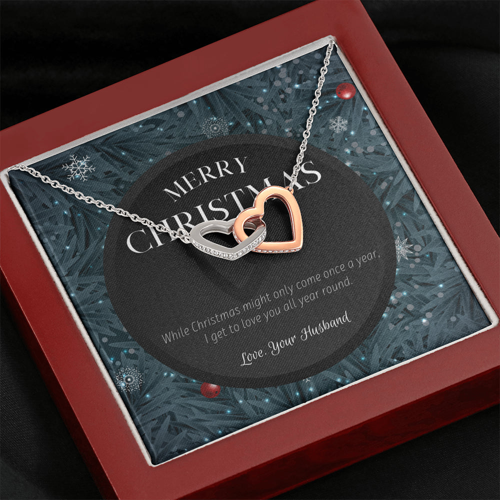 Christmas Gift for Wife, Love Knot Necklace for Wife, Christmas Present for Wife, Christmas Gift for Love, Christmas Gift for Girlfriend