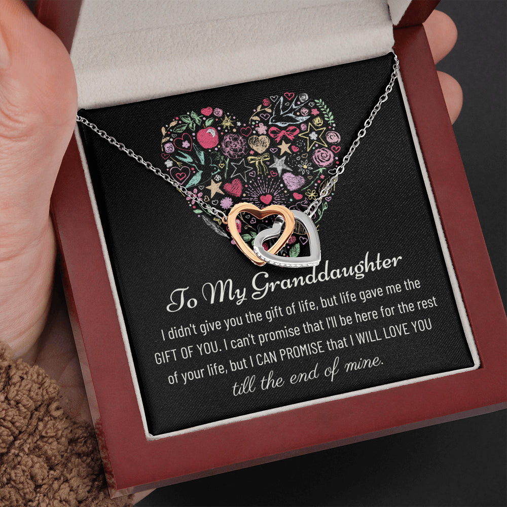 To My Granddaughter, Christmas Gift for Granddaughter, Christmas Present for Granddaughter, Necklace Gift for Granddaughter From Grandma