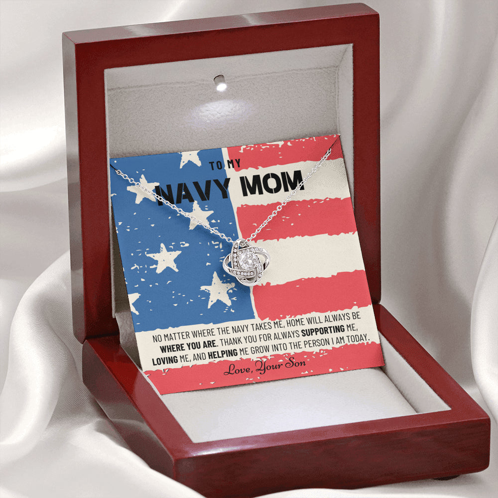 Military Mom Gift, Navy Mom Mothers Day, Navy Mom Gift, Deployment Gift, Navy Mom Necklace from Son, Military, Deploy Gift, Best Navy Mom