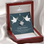 Confirmation Gift For Girls, Confirmation Granddaughter, Love Knot Necklace,  Confirmation Gift Ideas For Girls, Catholic Confirmation Gift