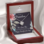 Gift For Grandma Necklace, Grandmother Birthday Gift From Granddaughter/Grandson, To My Grandma Necklace Gift, Grandmother Gift, Grandparents Day Gift