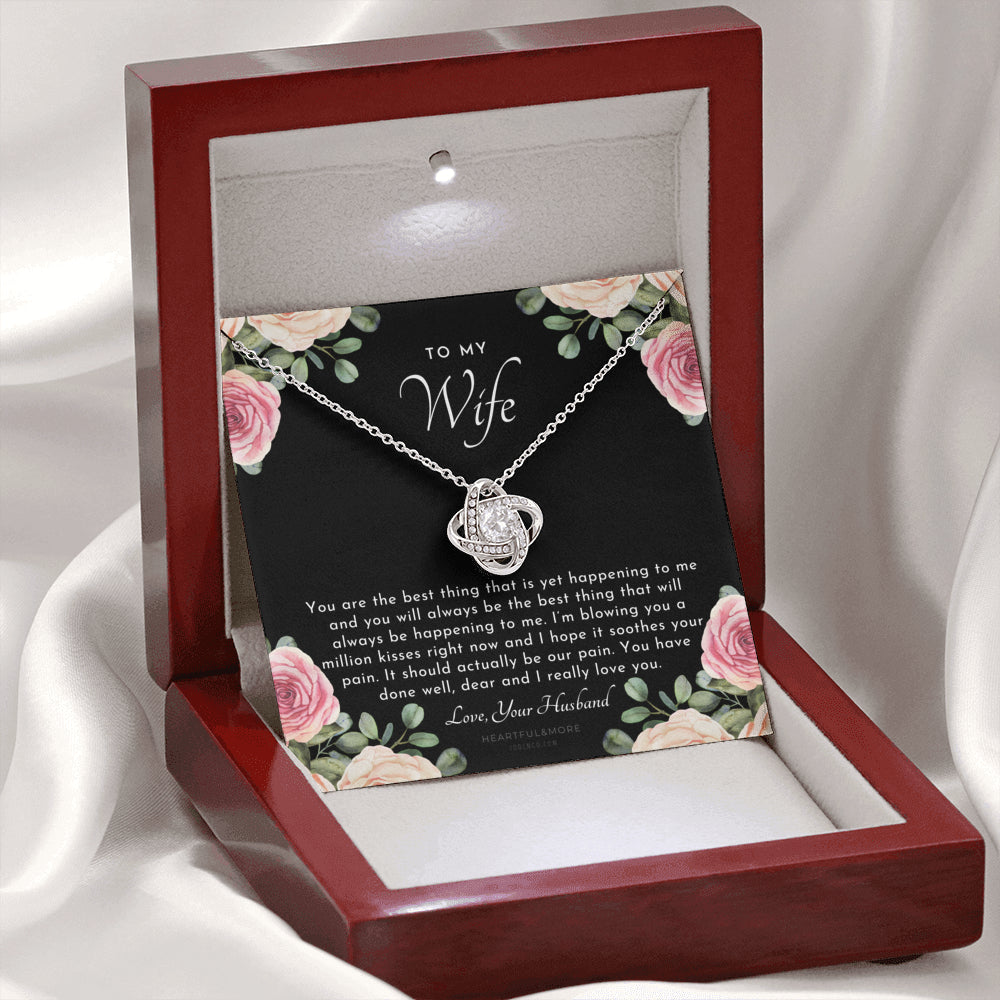 Postpartum Gift for Wife, Gift for Wife Post Pregnancy, Becoming A Mother Gift, Wife After Pregnancy Necklace, Wife Becoming A Mom