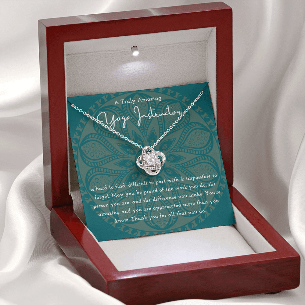 Gift For Yoga Instructor, Yoga Instructor Appreciation Gift, Yoga Teacher Necklace Gift, Yoga Teacher Jewelry, Yoga Teacher Thank You Gift