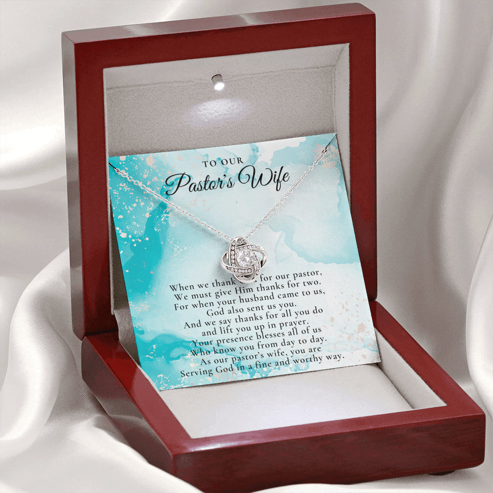 Pastor's Wife Appreciation Gift Necklace, Bible Study Gift, Christmas Present For Pastor's Wife, Best Preacher Wife Gift, Priest Wife Gift