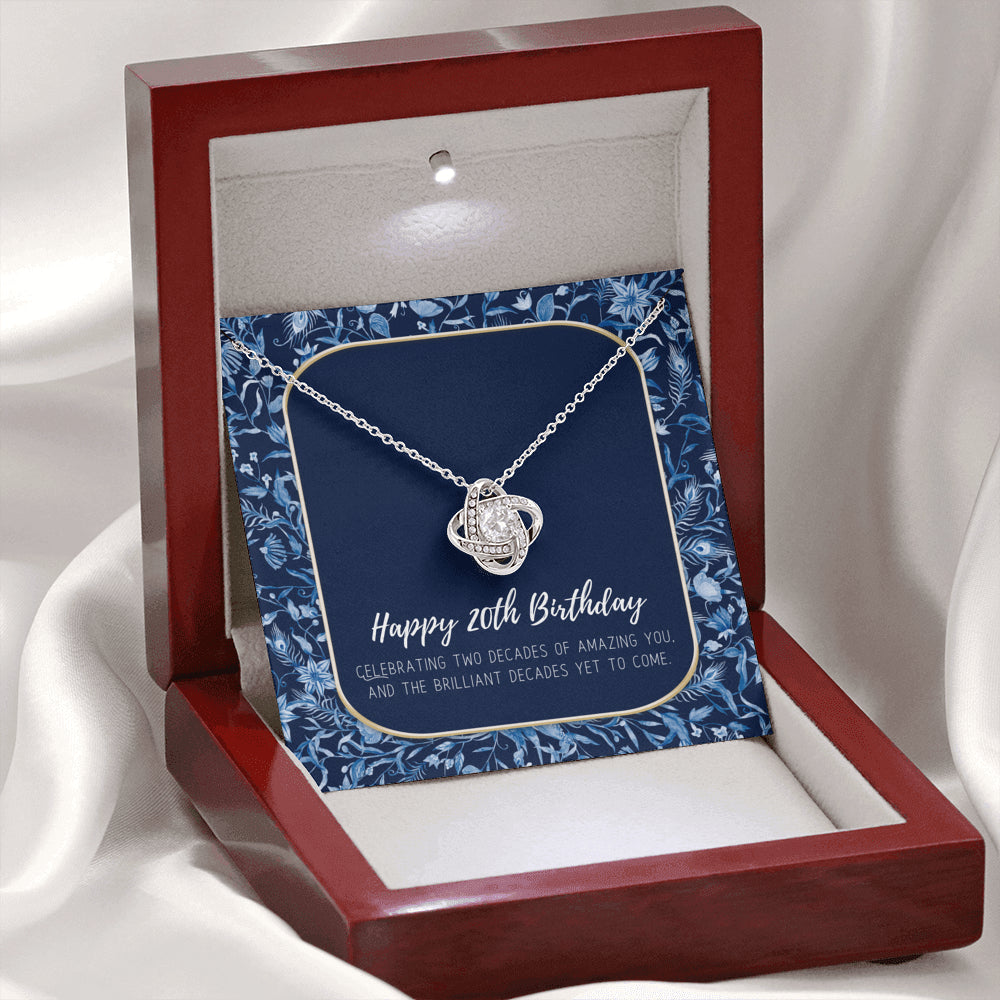 20th Birthday Gifts for Women | Necklace for Her | 2 Decade Jewelry | 20 Years Old | 20th Birthday Gift Necklace | Jewelry Gift For Her