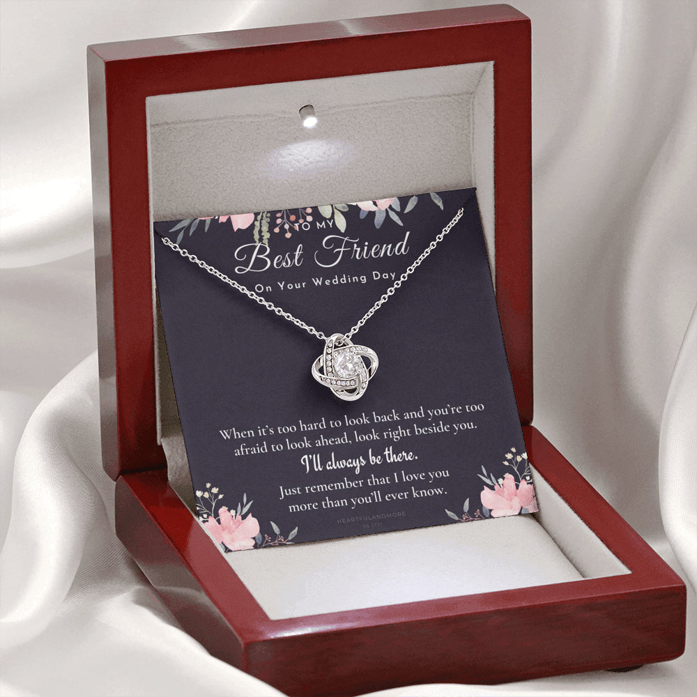 Best Friend Gift on Her Wedding Day, Best Friend to Bride Necklace, Best Friend Gift to Bride, Bride Gift From Maid of Honor, To My Best Friend