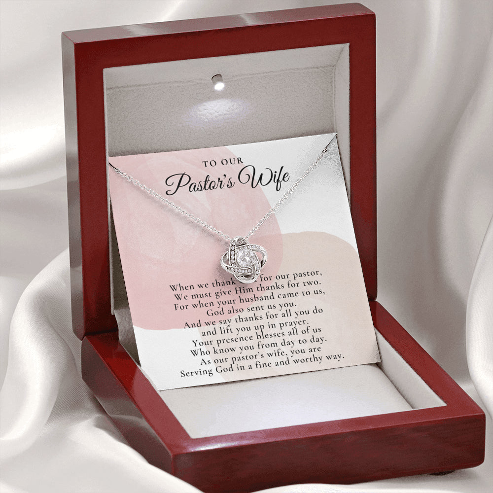 Pastor's Wife Appreciation Gift Necklace, Bible Study Gift, Christmas Present For Pastor's Wife, Best Preacher Wife Gift, Priest Wife Gift