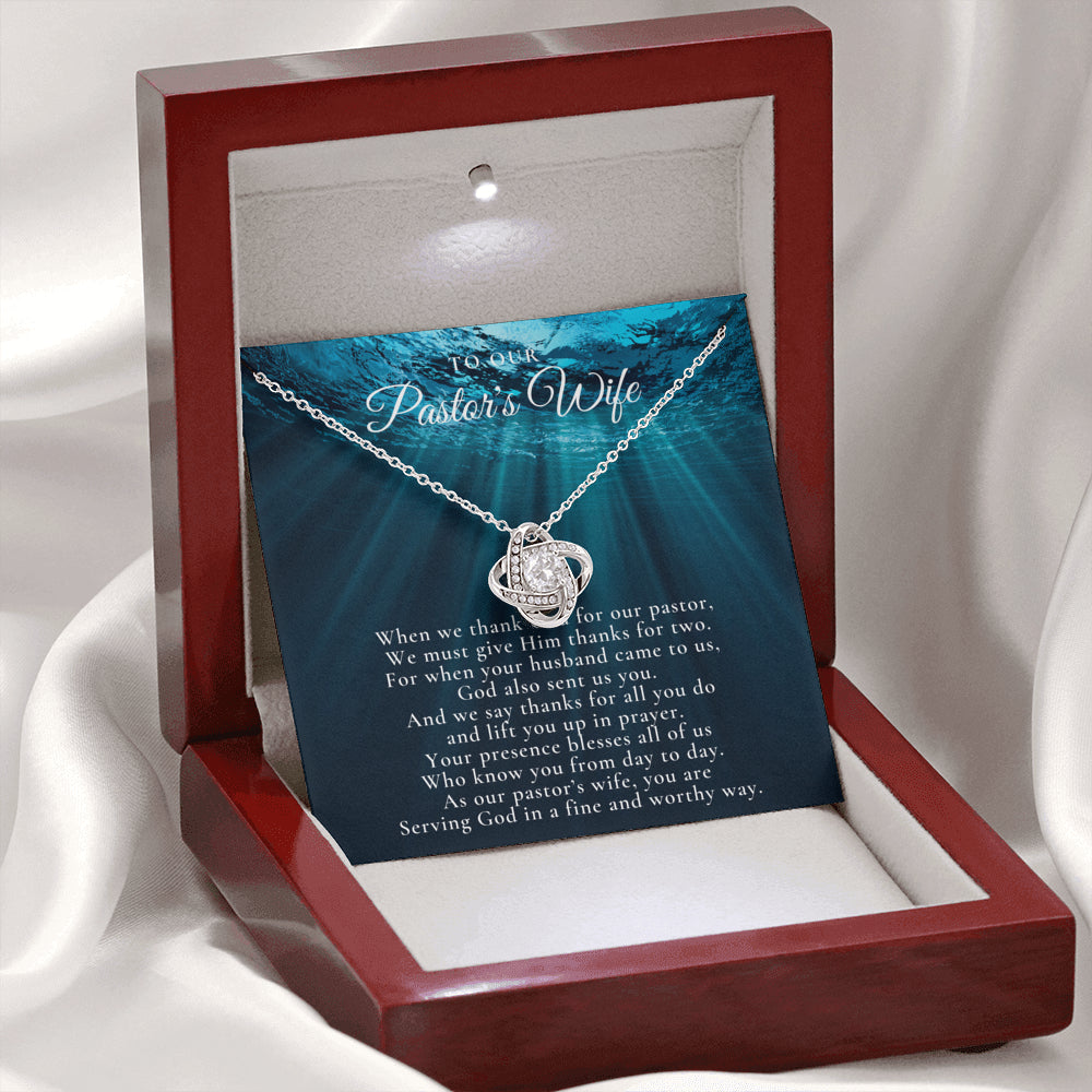 Pastor's Wife Appreciation Gift Necklace, Bible Study Gift, Christmas Present For Pastor's Wife, Best Preacher Wife Gift, Priest Wife Gift