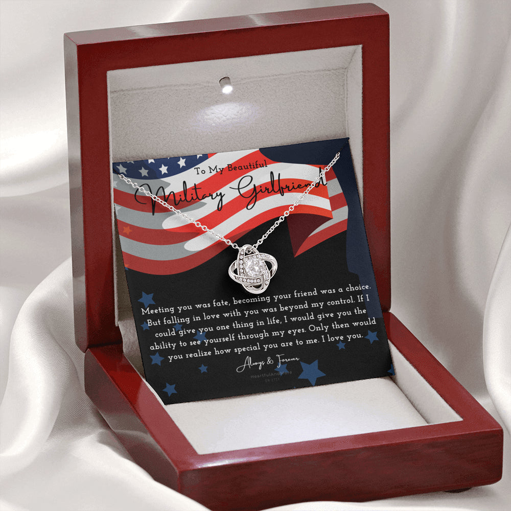 Army Girlfriend Gift, Best Military Girlfriend In The World, Deployment Gift, Gift for Military Girlfriend, Military, Deployment Necklace