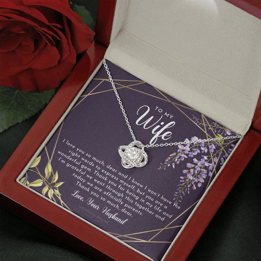 Postpartum Gift for Wife, Gift for Wife Post Pregnancy, Becoming A Mother Gift, Wife After Pregnancy Necklace, Wife Becoming A Mom