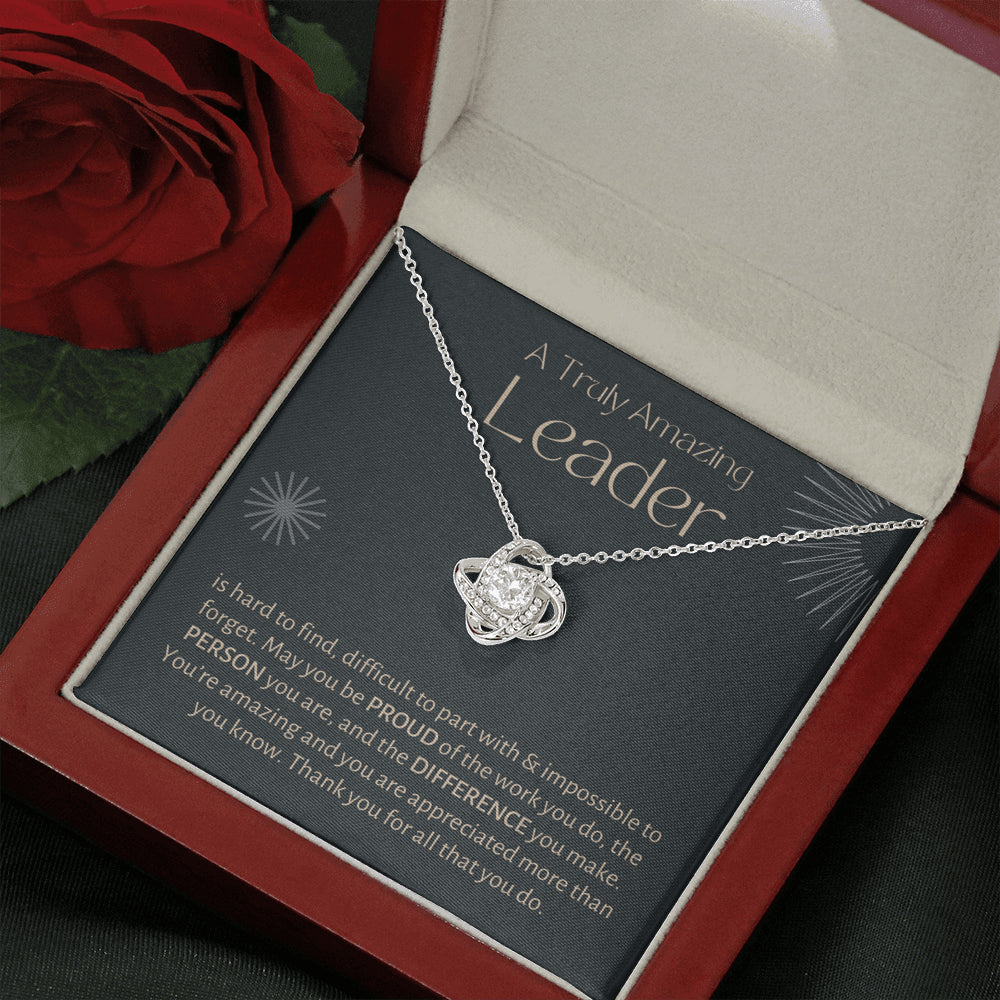 Leader Necklace Love Knot