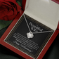 71 Year Anniversary Gift For Wife - Love Knot Necklace