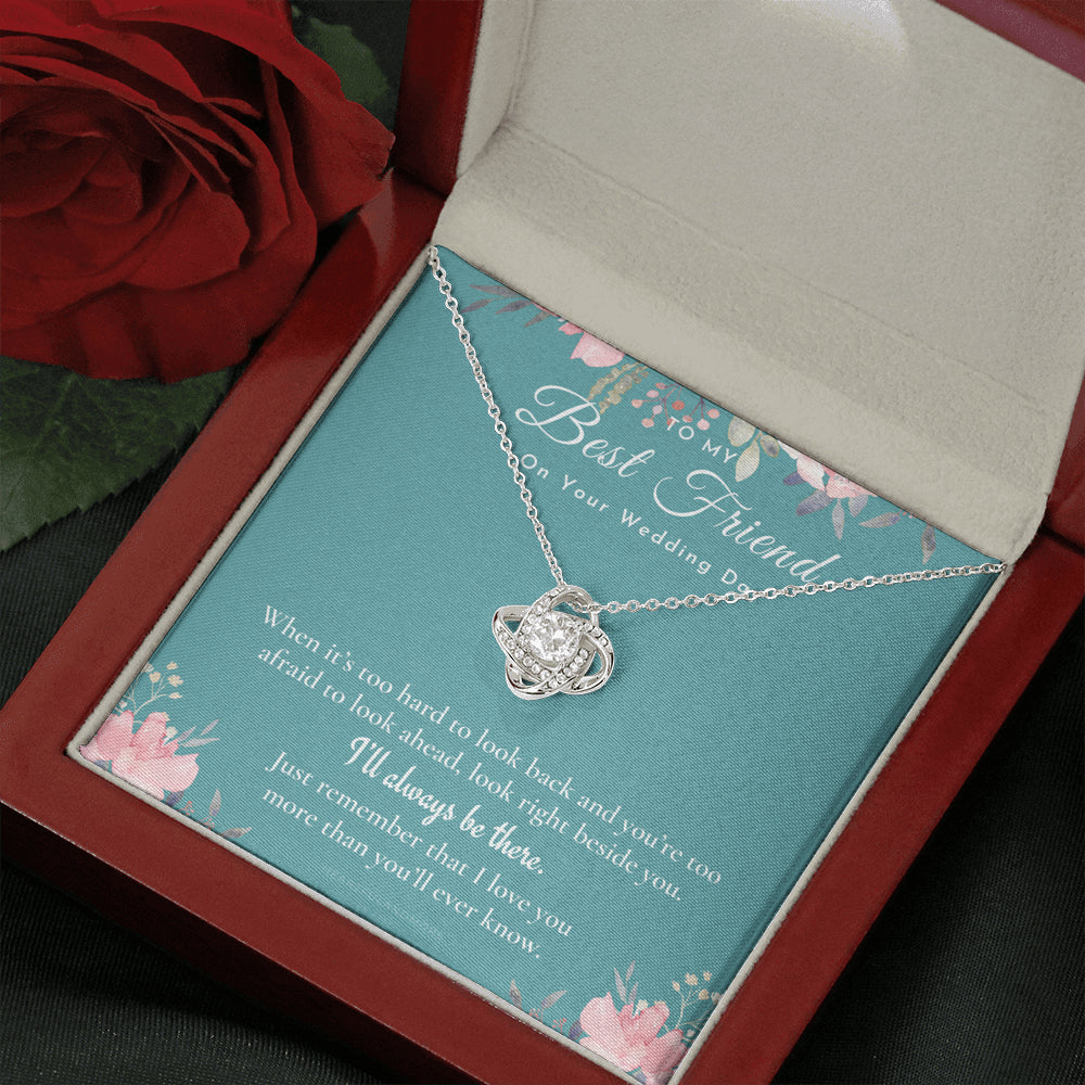 Best Friend Gift on Her Wedding Day, Best Friend to Bride Necklace, Best Friend Gift to Bride, Bride Gift From Maid of Honor, To My Best Friend