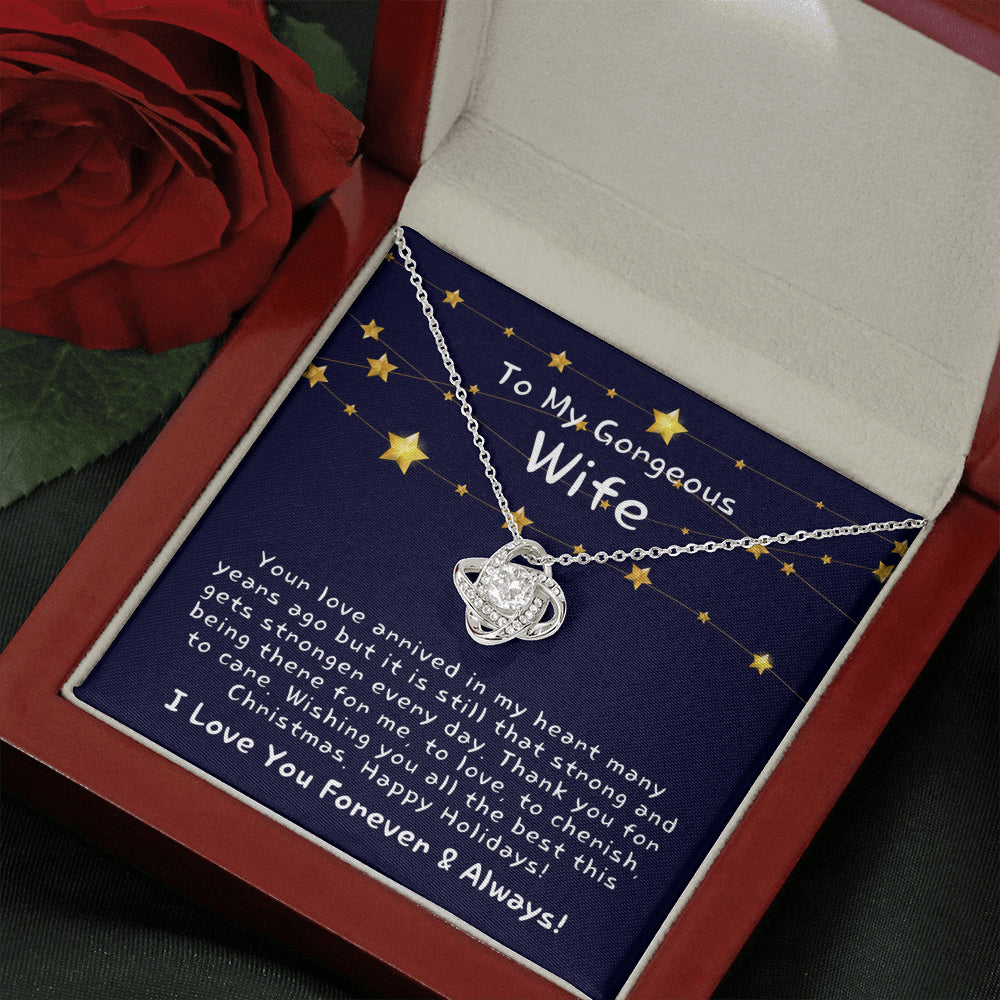 Christmas Gift for Wife, Christmas Gift for Her, Heart Necklace for Wife, Christmas Present for Wife, Christmas Gift Ideas for Wife