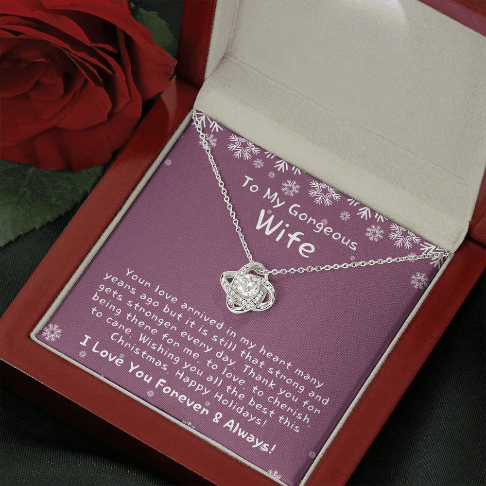 Christmas Gift for Wife, Christmas Gift for Her, Heart Necklace for Wife, Christmas Present for Wife, Christmas Gift Ideas for Wife